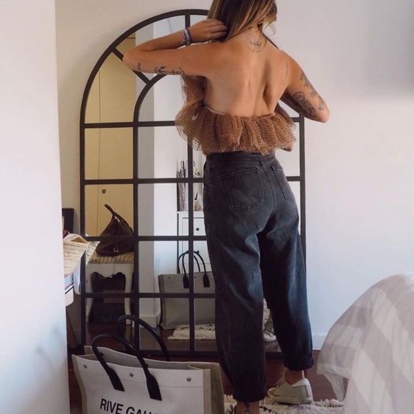 Zara tulle strapless crop top - Picture 9 of 15